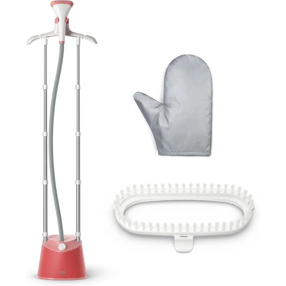 Philips 1000 Series Garment Steamer 1800W 1.8L – Soft Red