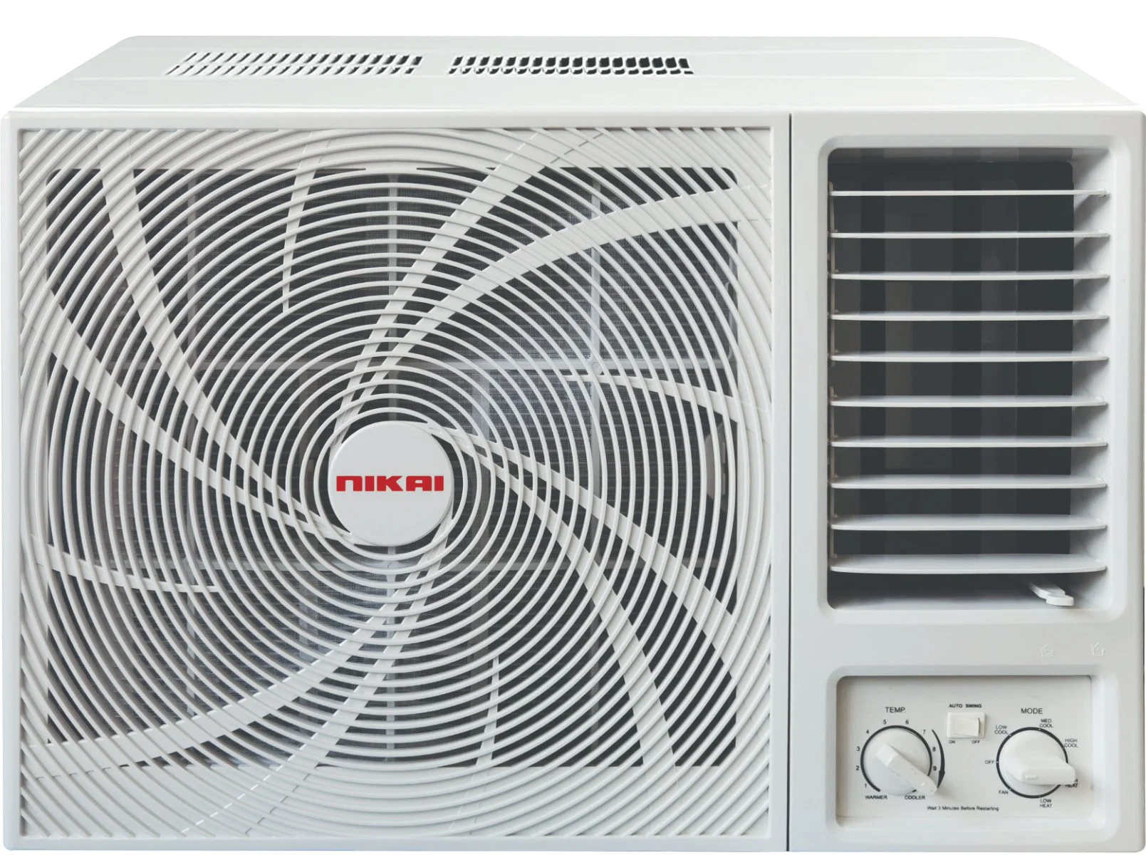 Nikai - Rotary Window Air Conditioner, Cooling Only, 20,200 BTU, Quiet Operation, Optimal Air Distribution, White