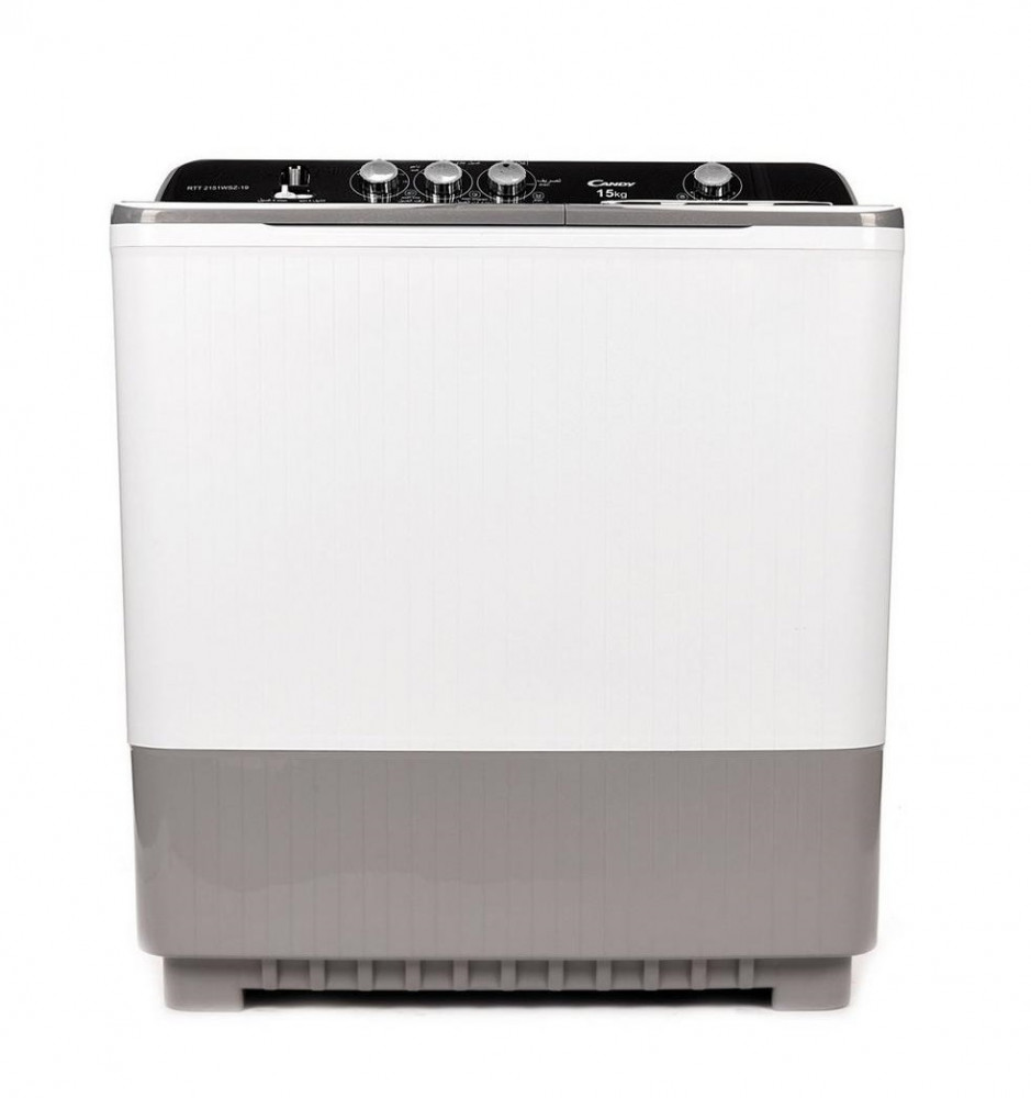 Candy Twin Tub Washing Machine 15kg White Silver