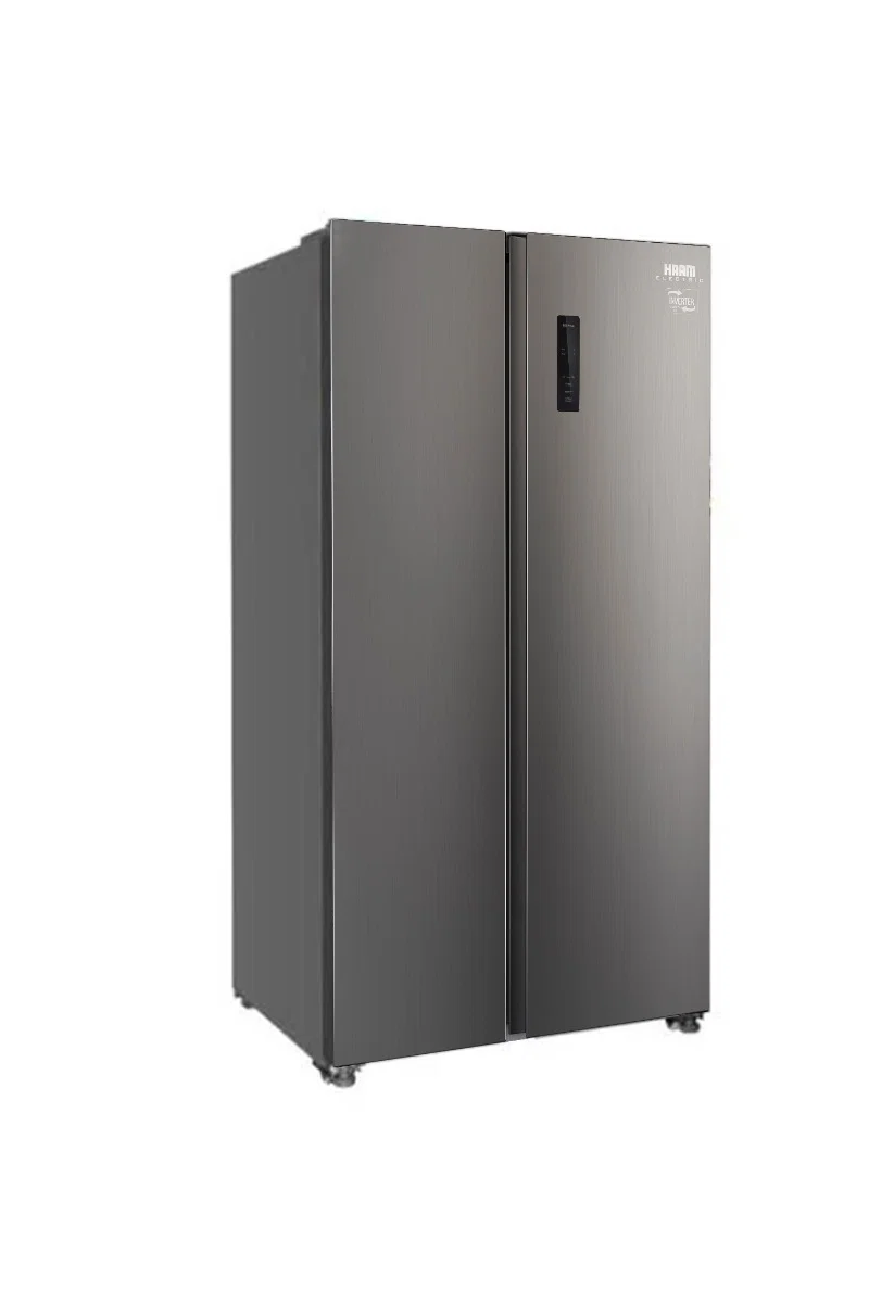 Haam 18.6 cu. ft. Side By Side, Inverter, Steel Refrigerator