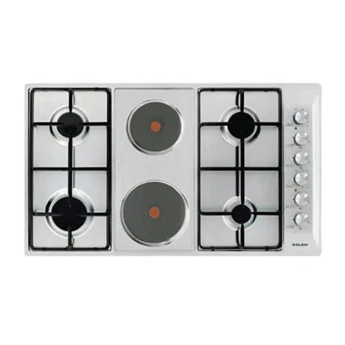 Glem Gas Built-in Gas Electric Hob 86 Cm