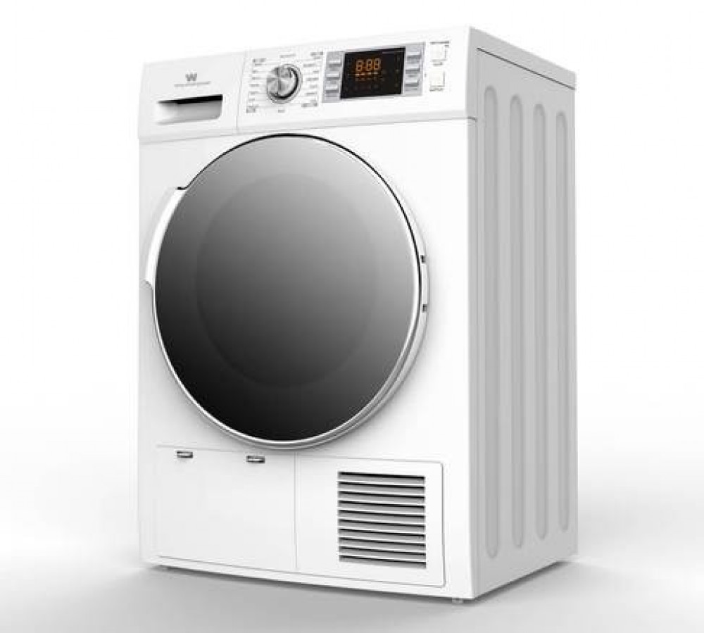 Westinghouse 8kg Condenser Dryer, 140 RPM, White