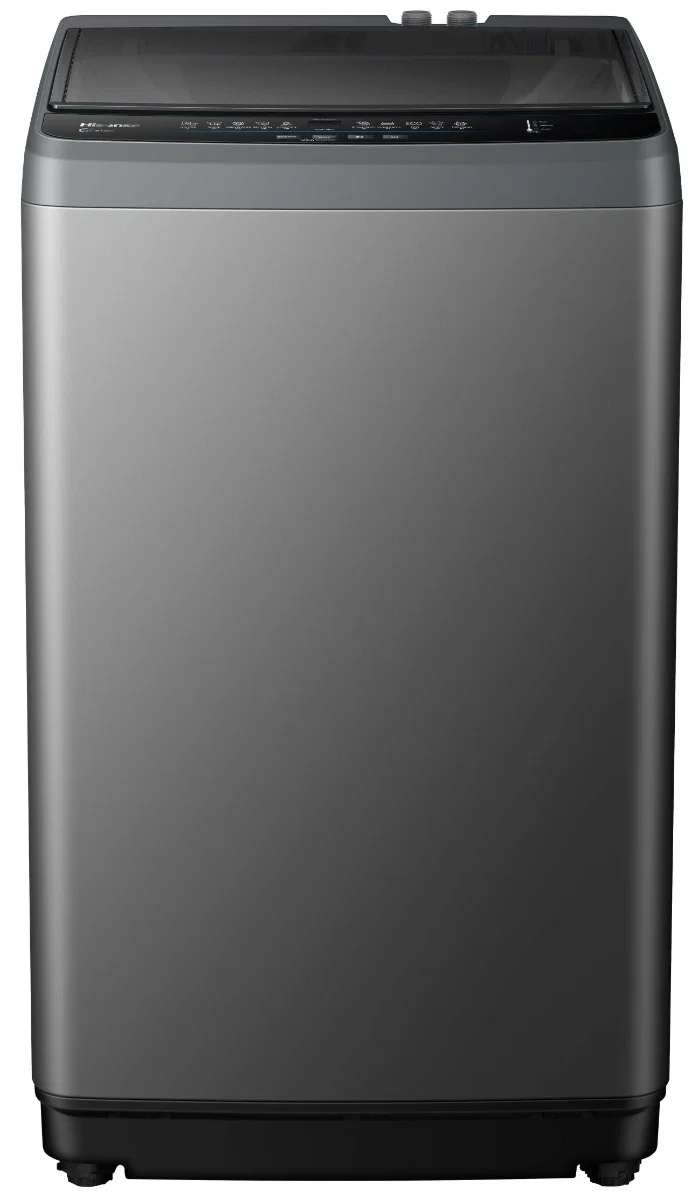 Hisense Top Load, Without Dryer, 7 Kg, 10 Programs, Gray