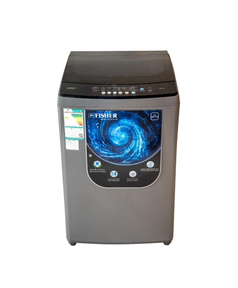Fisher 19kg Top Load Automatic Washing Machine, Silver