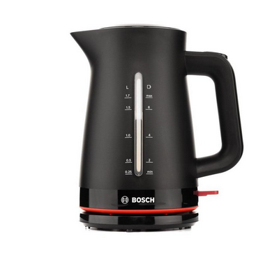 Bosch Water Kettle 1.7 Liter, 3000 Watt, Black