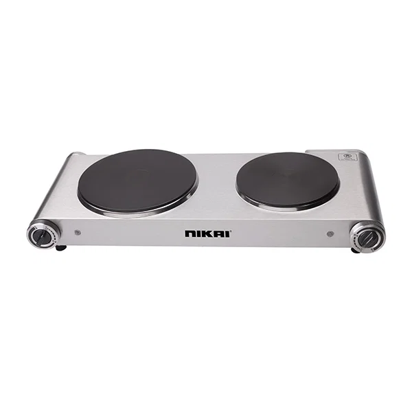 Nikai Double Electric Hot Plate 2500W Adjustable Thermostat