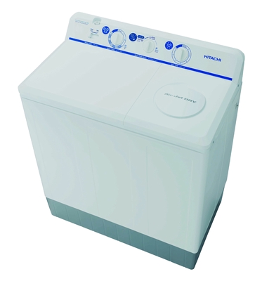 Hitachi Twin Tub Washing Machine, 9 KG, Gray (Thailand)