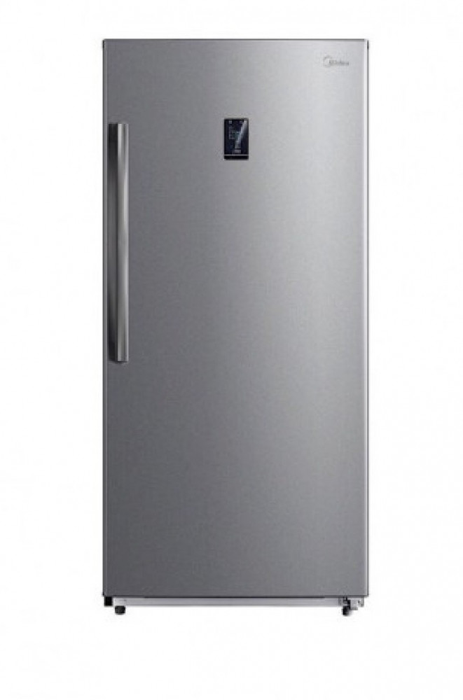 Midea Single Door Refrigerator Freezer, 21 cu. ft., 595 L, Steel, Digital Display