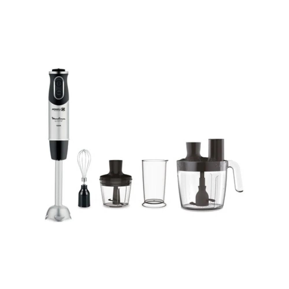 Moulinex  Hand Blender QuickChef 1000W 20 SP + Food processor, Black