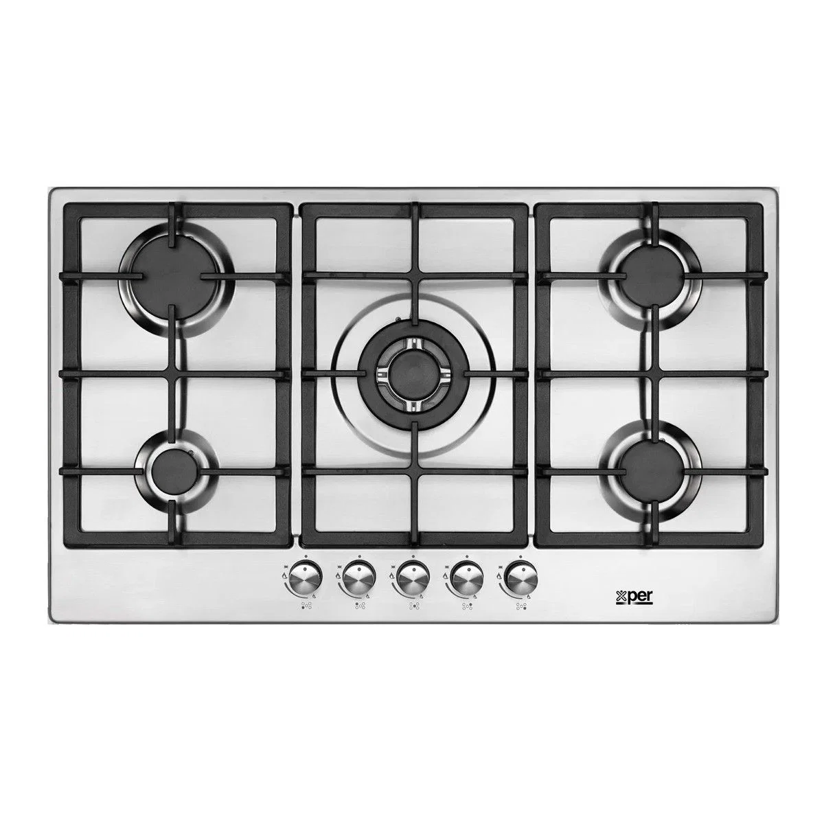 Xper Built-in Gas Hob 86 cm, Turkish steel