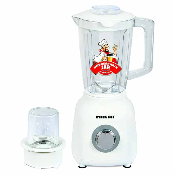 Nikai Blender, 300 W, 1.5 L, Two Speeds, White