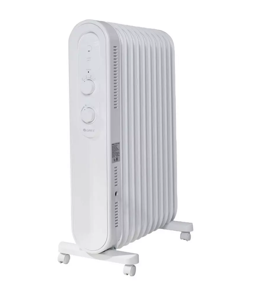Gree Oil Heater, 13 Fins, 2200 Watts, White
