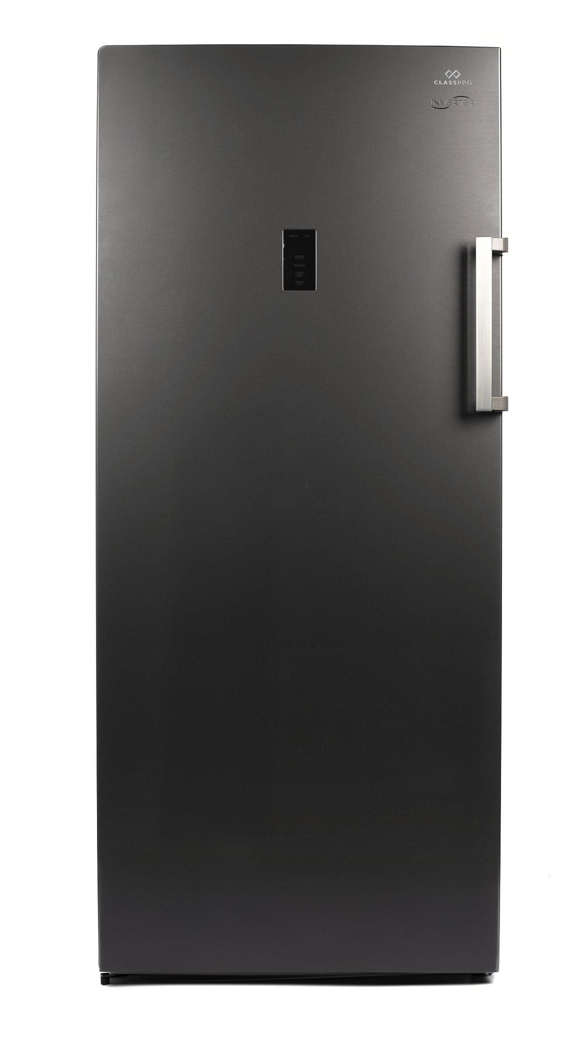ClassPro Upright Freezer/Refrigerator, Convertible 20.9Cu.ft, 592L, Single Door Dark Silver