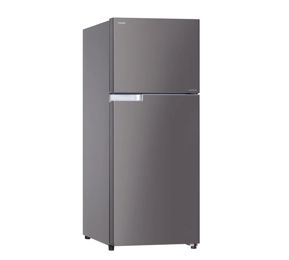 Toshiba Refrigerator 2 Door Inverter 305 Litres Dark Silver