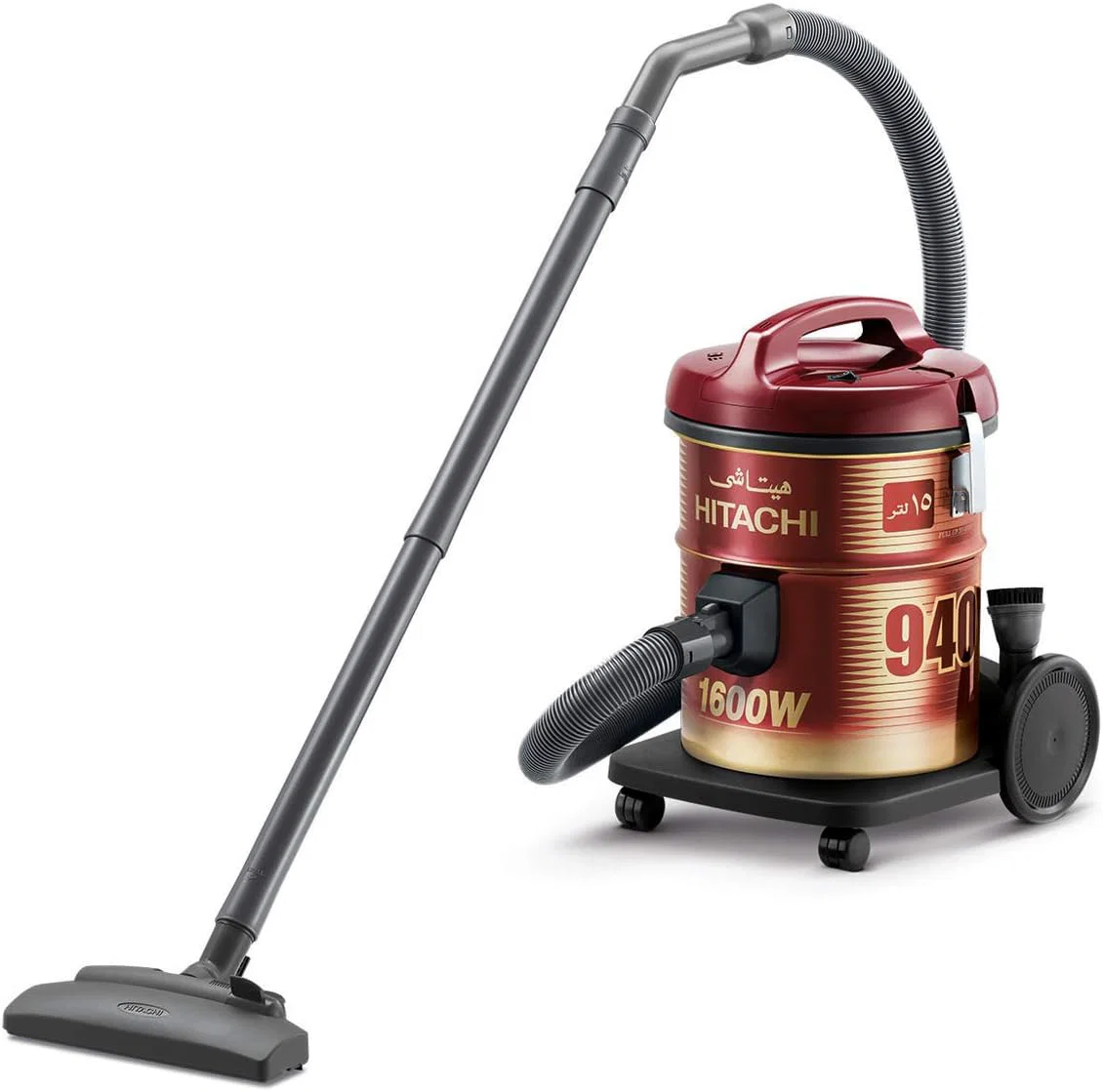 Hitachi Vacuum Cleaner 15L, 1600W, Red
