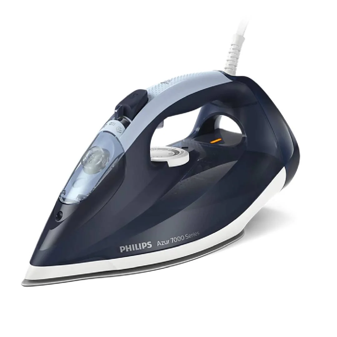 Philips Steam Iron 2800W SteamGlide Plus Soleplate, Dark Blue