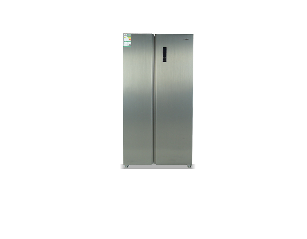 Fisher Side-by-Side Refrigerator 20.5 cu ft (581 L) Direct Cooling Inverter Silver