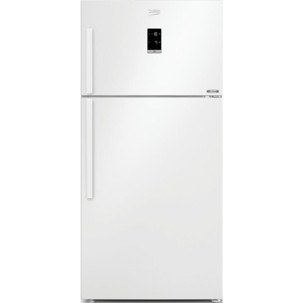 Beko 2-Door Refrigerator, 20 cu ft 565 L, Blue LED, White