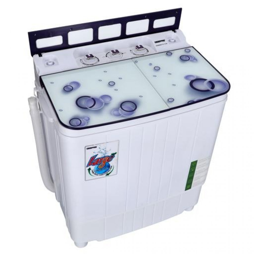 Geepas Twin Tub Washing Machine, 3.5 kg Washing Capacity, 1 kg Drying Capacity