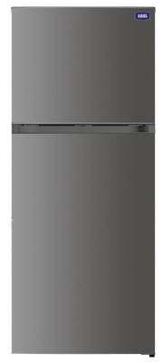 Haas Top Freezer Refrigerator Ref Capacity 11.2 Ft, Freezer Capacity 3.4 Ft, Silver, Inverter