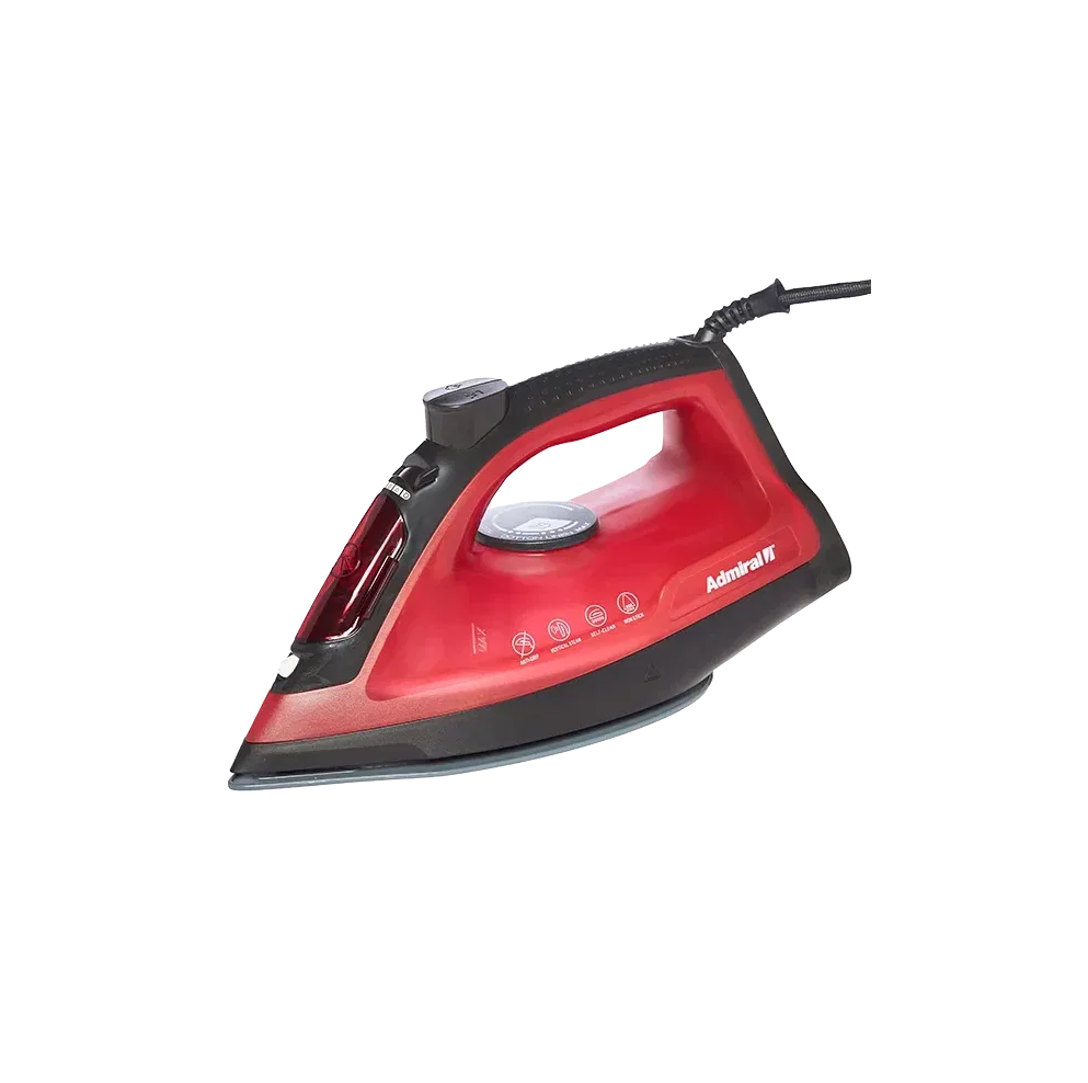 Admiral Handheld Iron, Steam Rate 30g/min, 220-240V, 50-60Hz, 2200-2400W, 250ml Water Tank Capacity, Gray