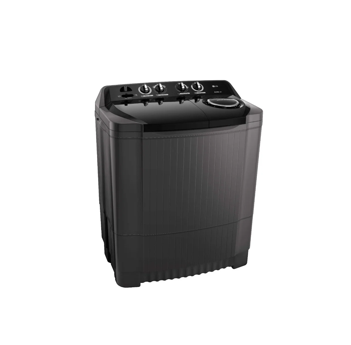 LG Twin Tub Washing Machine, 8kg Capacity (Made in India), Black
