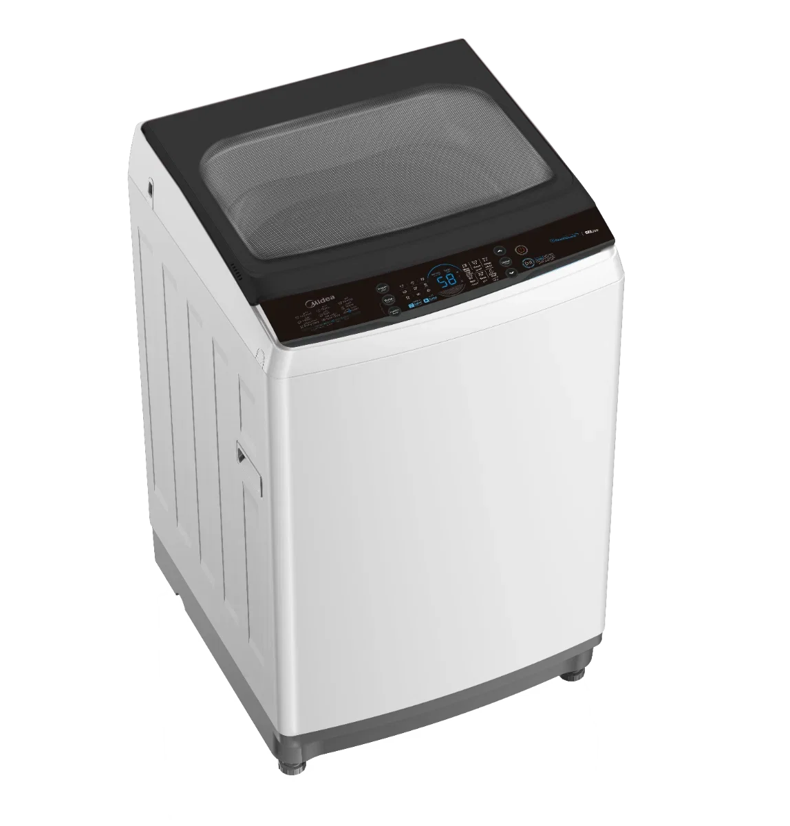 MIDEA Top Loading Washing Machine 10 Kg, 8 Programs, 650 RPM, White