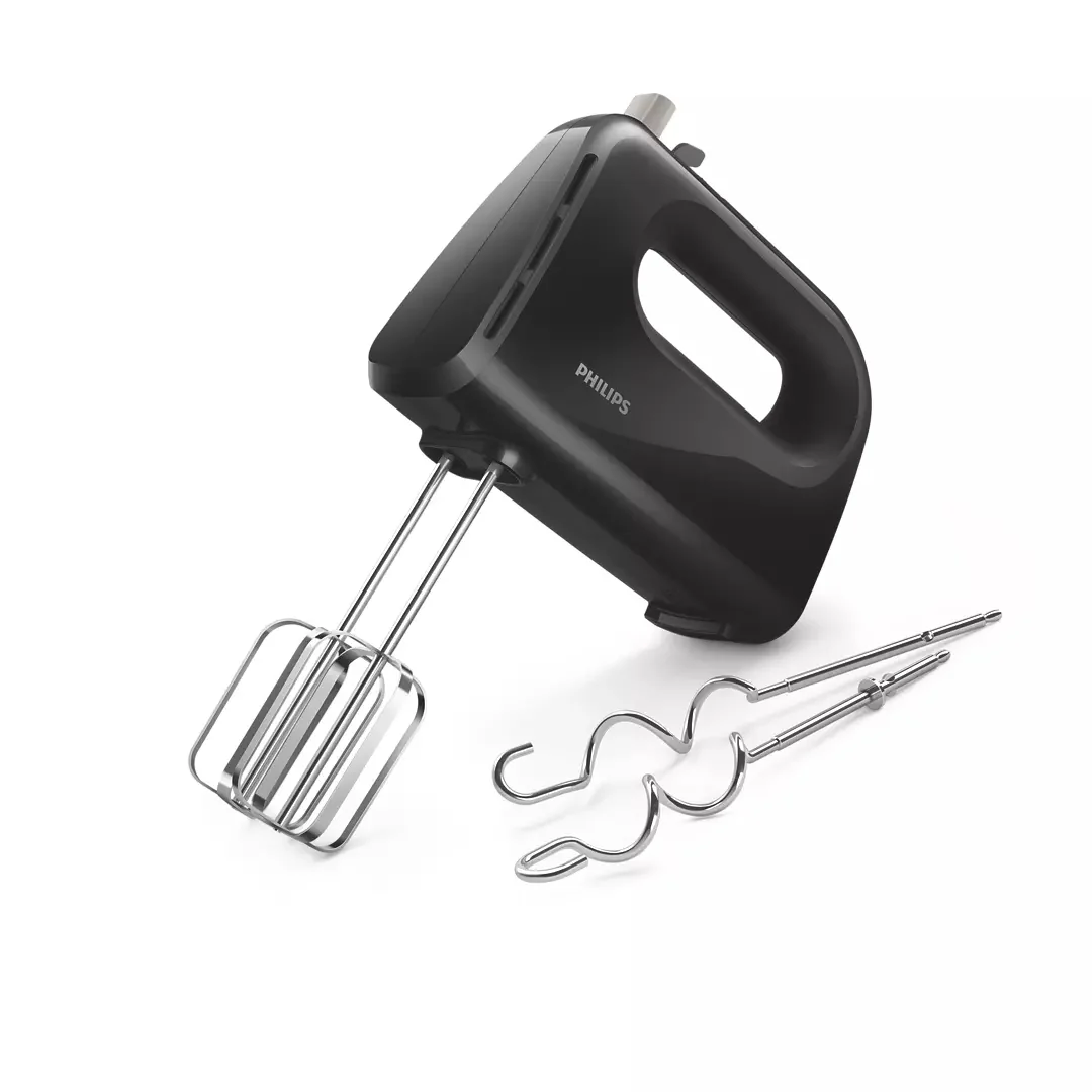 Philips Hand Mixer 280W 5 Speeds and Turbo Black