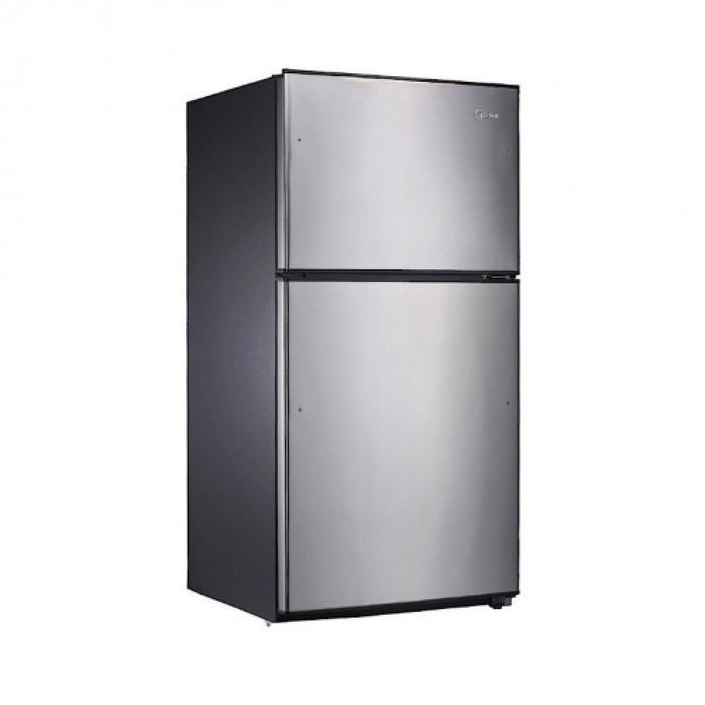 Midea 2-Door Refrigerator, 595 Liters, 21 Cubic Feet, Silver