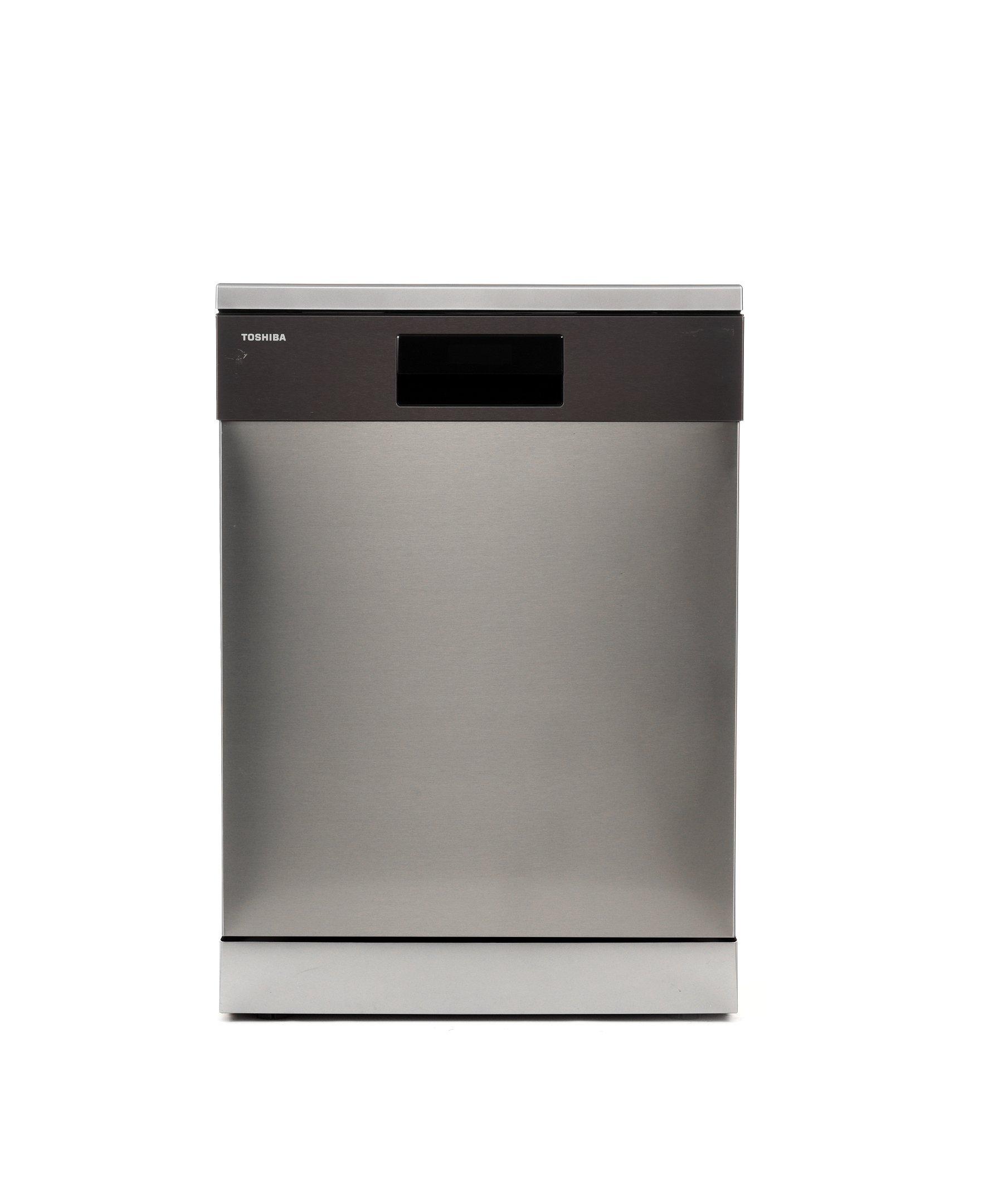 Toshiba Dishwasher, 14 Place Setting 8 Programs, UV Sanitization,Stainless Steel