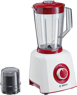 Bosch Blender 1.5 Liters, 2 Speeds With Grinder, 450 Watts (Red By White)
