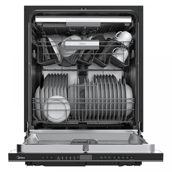 Midea Built-in Dishwasher – 14 Place – 9 Program – Black