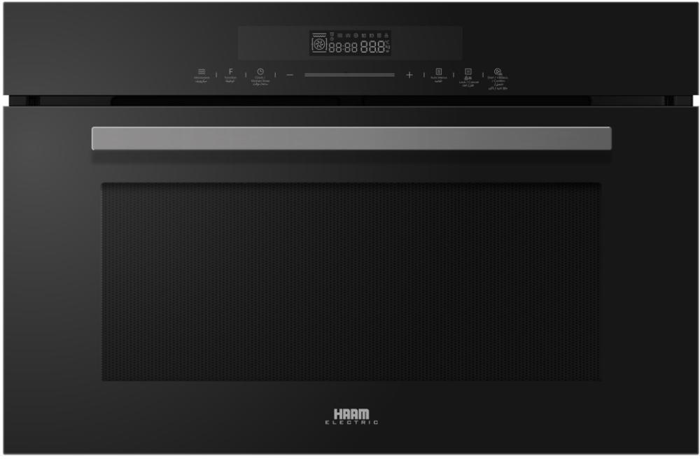 Ham Built-in Microwave 34L, 900W, Touch Control, Grill, Black