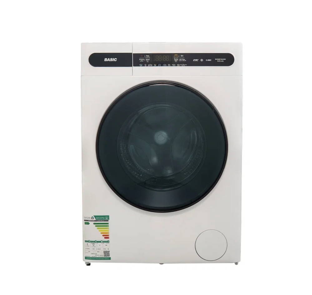 Basic Combo Automatic Washing Machine, 8 kg Washing Capacity, 5 kg Drying Capacity, White