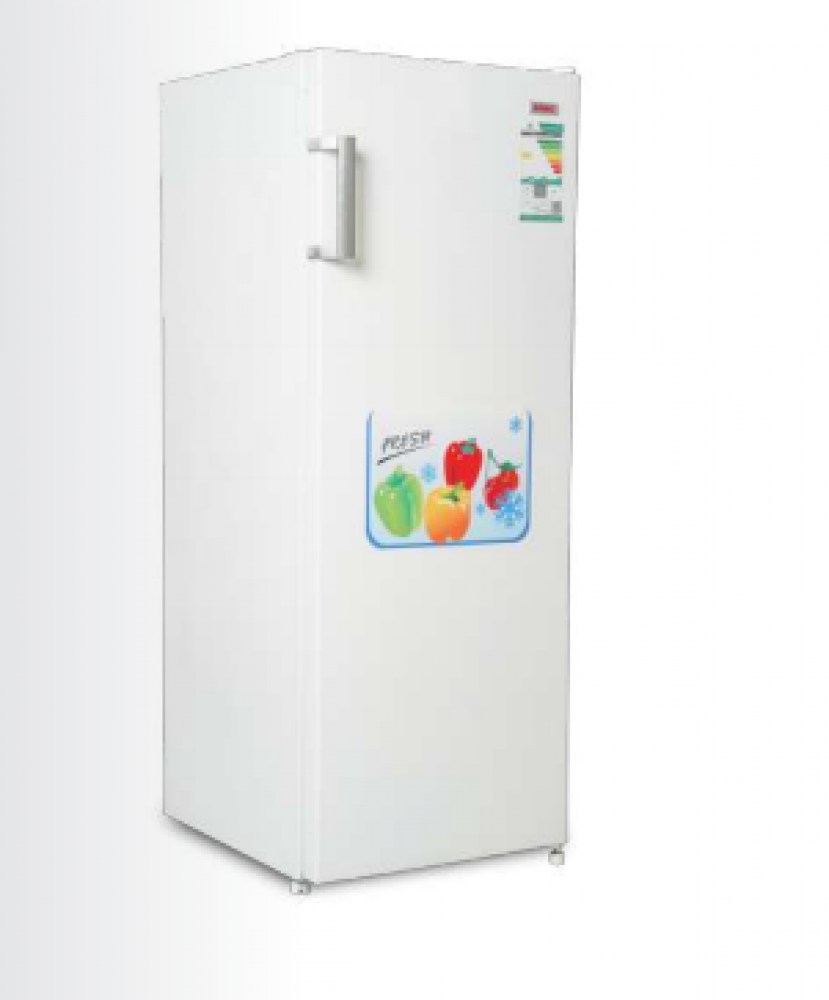 Basic Single Door Upright Freezer, 5.9 cu. ft., 166 L, White