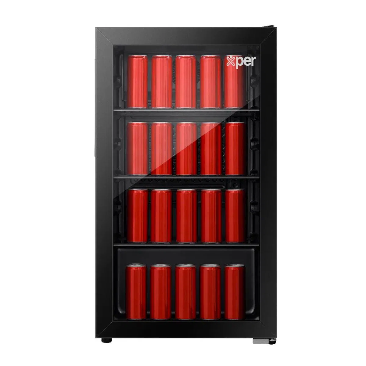 Xper Display Refrigerator, 3.2 Cu. Ft, Black