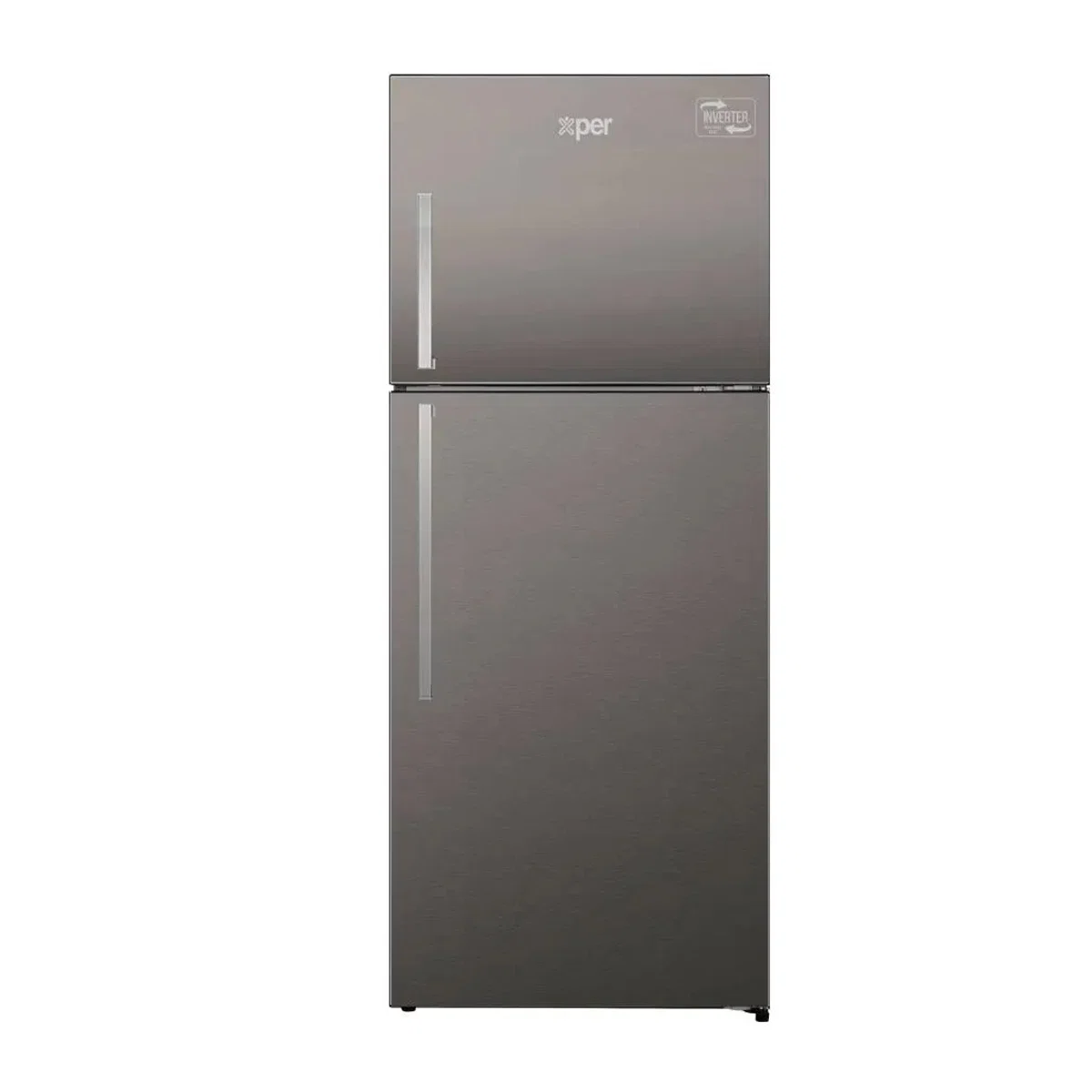 Xper Top Freezer Refrigerator, 11.4 Cu. Ft, Inverter, Steel