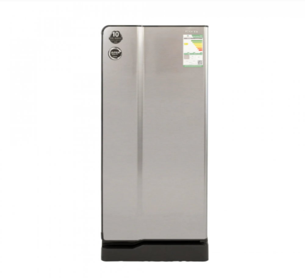 Toshiba Single Door Refrigerator, 172 Liters, 6.1 Cubic Feet, Silver, Thai