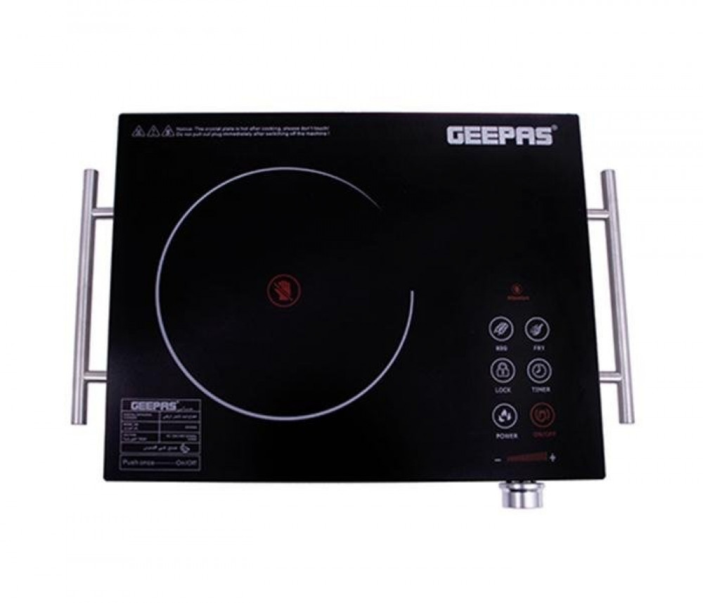 Geepas ceramic cooktop, infrared, safe