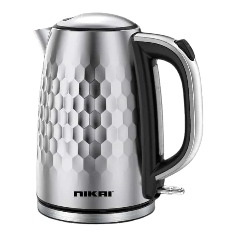 Nikai Water Kettle, 2200 Watts, 1.7 Litres, Steel