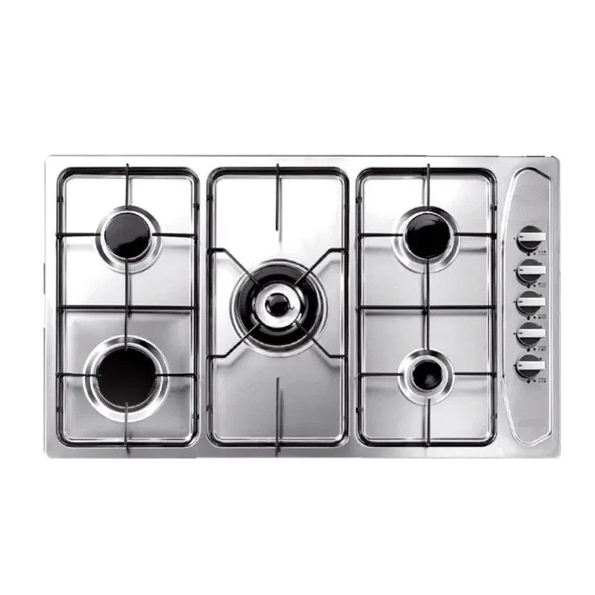 Kelvinator Built-in Gas Hob, 86 cm, Steel
