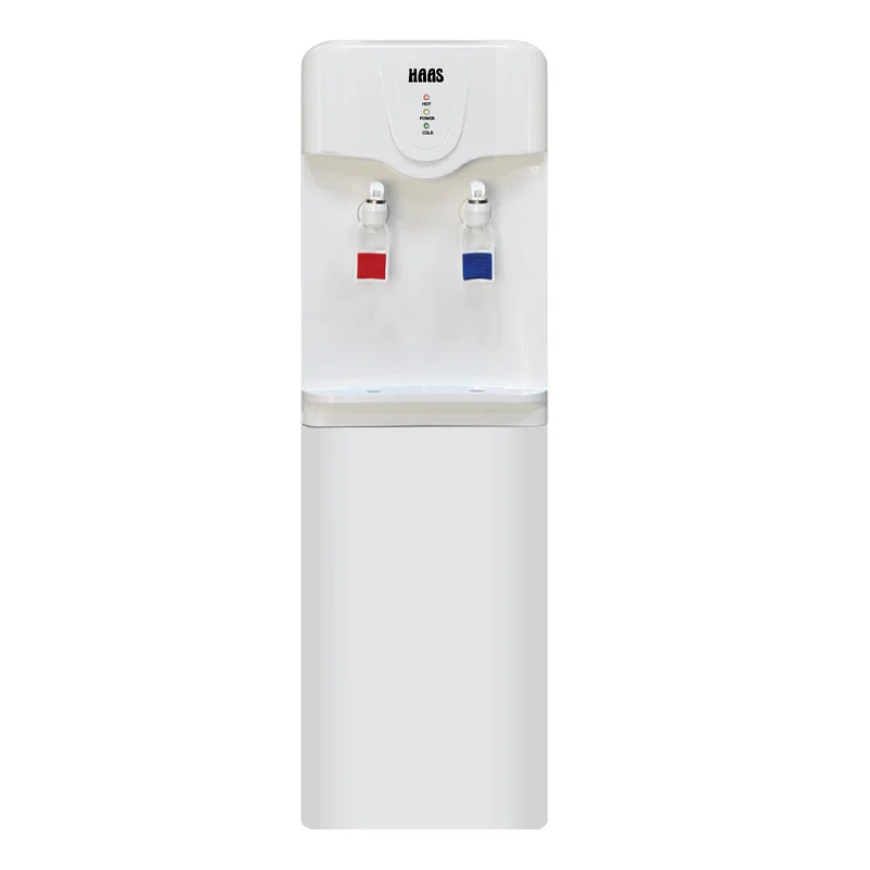 HAAS Stand Water Dispenser 2 Taps Hot/ Cold, White