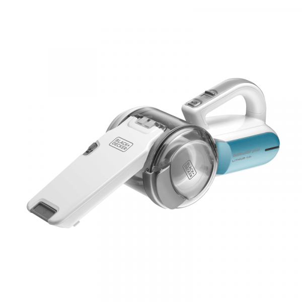 BLACK+DECKER Vacuum Cleaner Handheld Battery Lithium-Ion Cordless – 1.5 Ah – 10.8V – 440 ml – White/Blue