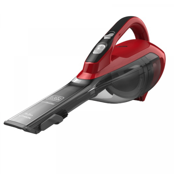 BLACK+DECKER Vacuum Cleaner Handheld Battery Lithium-Ion Cordless – 1.5 Ah – 10.8V – 500 ml – Red