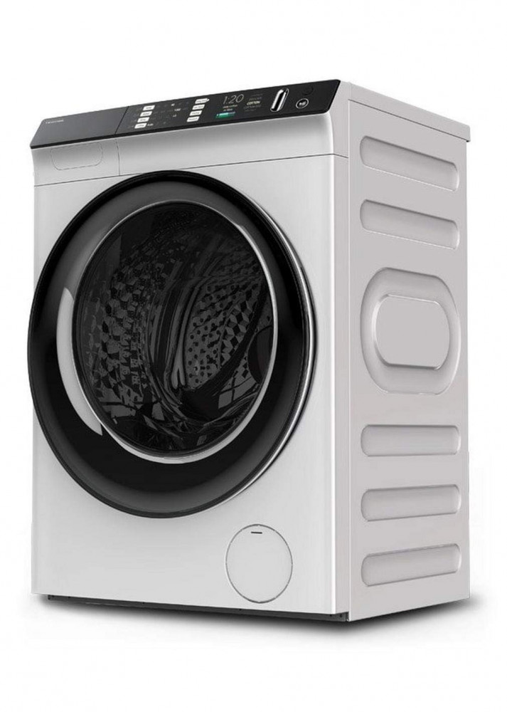 Toshiba Automatic Washing Machine Combo, 8 kg Washing & Drying, Front Loading, White