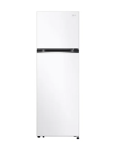 LG - 2-Door Refrigerator, Top Freezer, 9.3 Cu. Ft., Door Cooling Technology, Smart Diagnosis, Recessed Handle, White