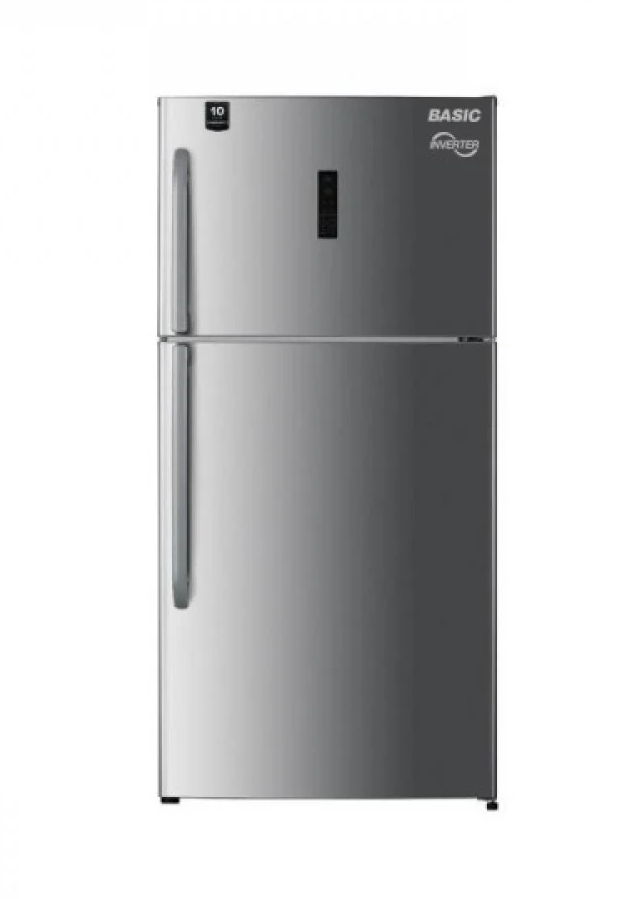 Basic 2-Door Refrigerator, 19.9 cu ft, 564 L, Inverter, Stainless Steel