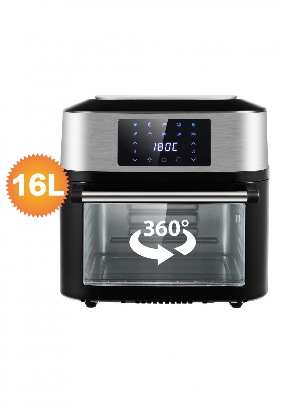 Z.Trust Air Fryer 16L,1800W,50/60Hz,Blk