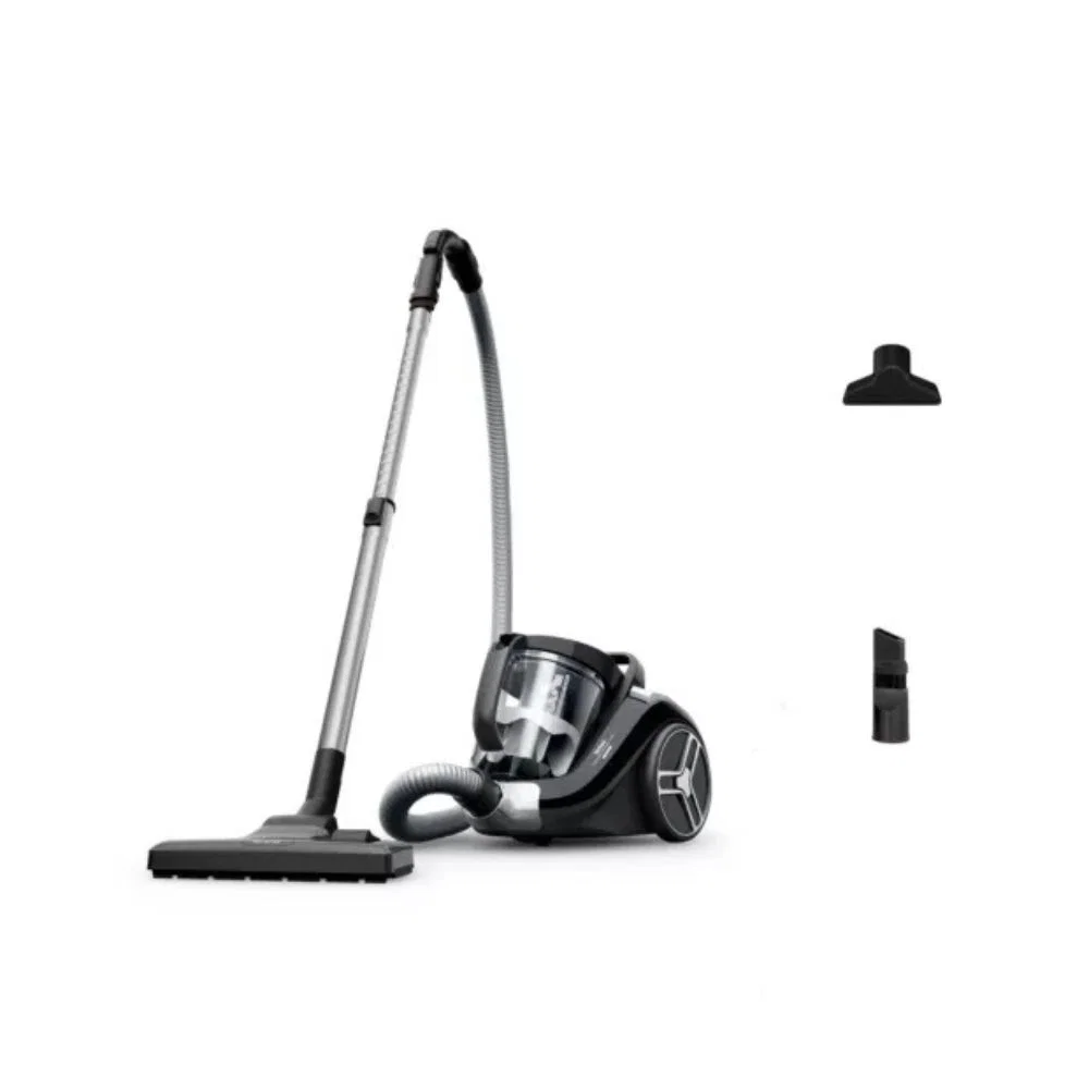 Tefal Compact Power XXL Bagless Vacuum Cleaner 900W 2.5L Cyclonic Filtration Canister Black Grey