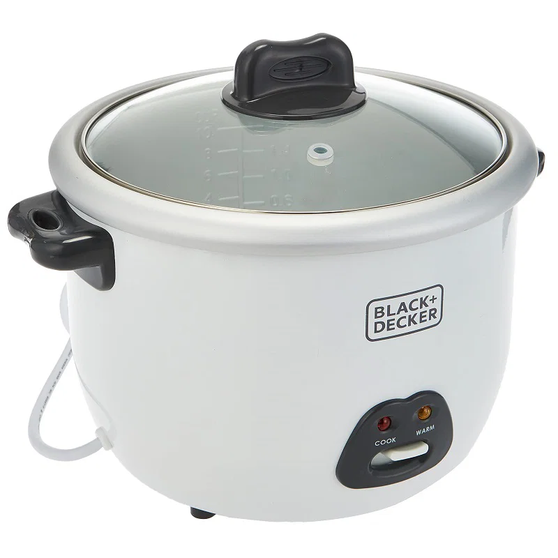 BLACK&DECKER RICE COOKER 1.8L, White
